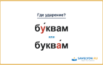 «БУ́квам» или «буквА́м» — куда падает ударение?