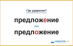 «ПредложЕние» или «предлОжение» — куда падает ударение?