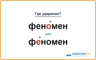«ФенО́мен» или «фЕ́номен» — куда падает ударение?