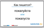 Как писать слово «пожалуйста»